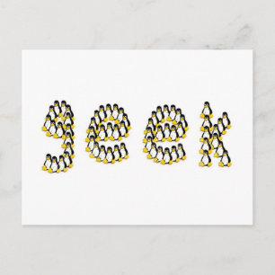 Linux Tux Geek Briefkaart