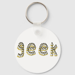 Linux Tux Geek Sleutelhanger