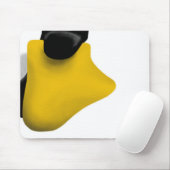 LINUX TUX PENGUIN FOOT LEG MUISMAT (Met muis)