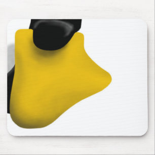 LINUX TUX PENGUIN FOOT LEG MUISMAT