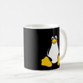 Linux Tux Penguin Open Source Nerd Geek Koffiemok (Voorkant rechts)