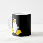 Linux Tux Penguin Open Source Nerd Geek Koffiemok (Voorkant links)