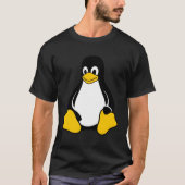 Linux Tux Penguin Open Source Nerd Geek T-shirt (Voorkant)