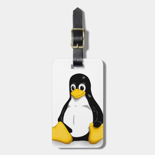 Linux Tux-producten Bagagelabel (Voorkant verticaal)