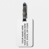 Linux Tux-producten Bagagelabel (Achterkant verticaal)