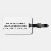 Linux Tux-producten Bagagelabel (Achterkant horizontaal)