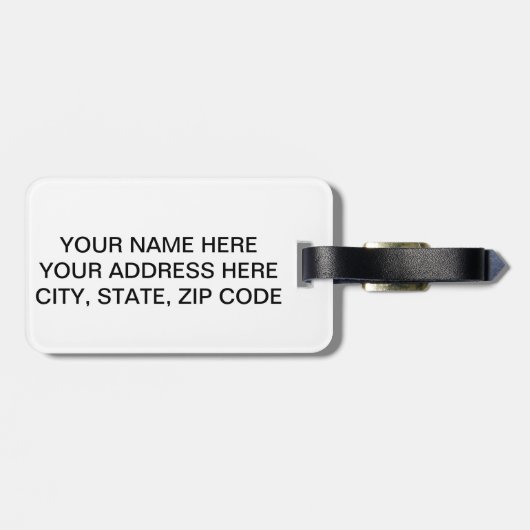 Linux Tux-producten Bagagelabel (Achterkant horizontaal)