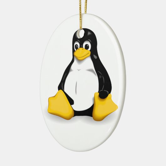 Linux Tux-producten Keramisch Ornament (Links)