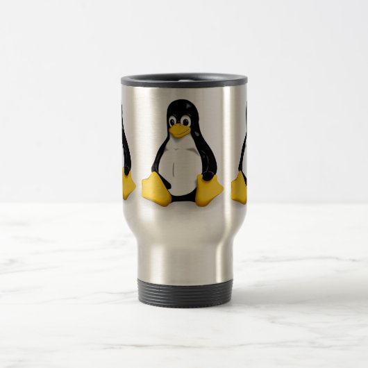 Linux Tux-producten Reisbeker (Center)