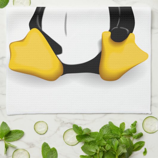 Linux Tux-producten Theedoek (Gevouwen)