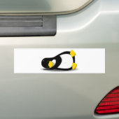 Linux Tux sleeping Bumpersticker (Op auto)