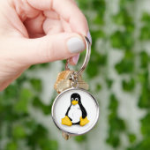 Linux Tux-Sleutelhangers Sleutelhanger (Hand)