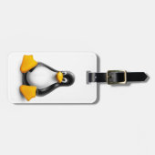 Linux Tux the Penguin Bagagelabel (Voorkant horizontaal)