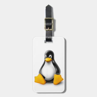 Linux Tux the Penguin Bagagelabel