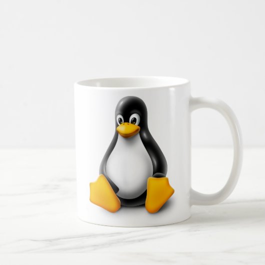 Linux Tux the Penguin Koffiemok (Rechts)