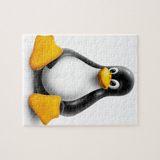 Linux Tux the Penguin Legpuzzel (Horizontaal)