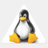 Linux Tux the Penguin Sticker (Voorkant)