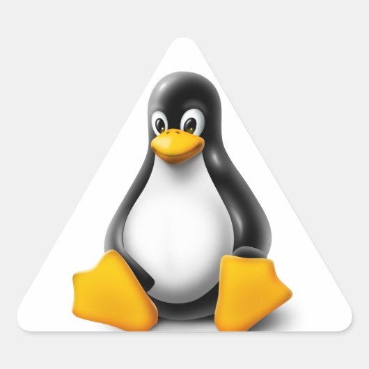 Linux Tux the Penguin Sticker (Voorkant)