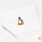 Linux Tux the Penguin Sticker (Envelop)