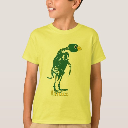 LINUX TUX X-RAY ANATOMY T-SHIRT (Voorkant)