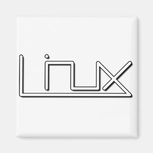 Linux (vloeiend) magneet