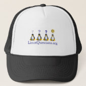 Linux-vragen Logo Trucker Pet (Voorkant)