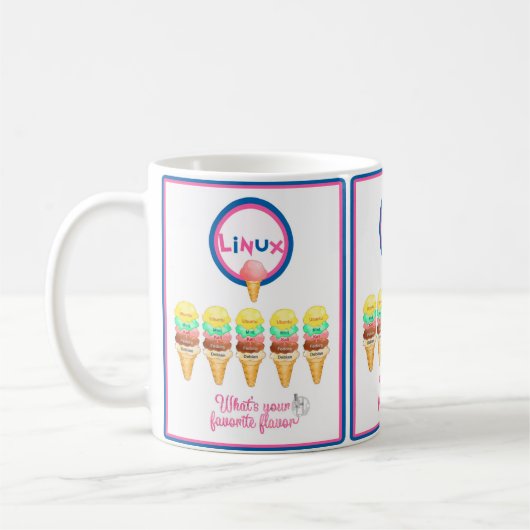 Linux: Wat is je favoriete smaak? Koffiemok (Links)