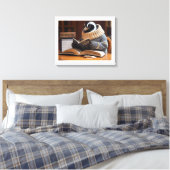 Linuxeros FAQ Canvas Afdruk (Insitu (Slaapkamer))