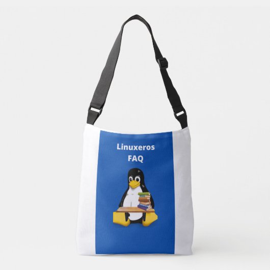 Linuxeros FAQ Crossbody Tas (Voorkant)