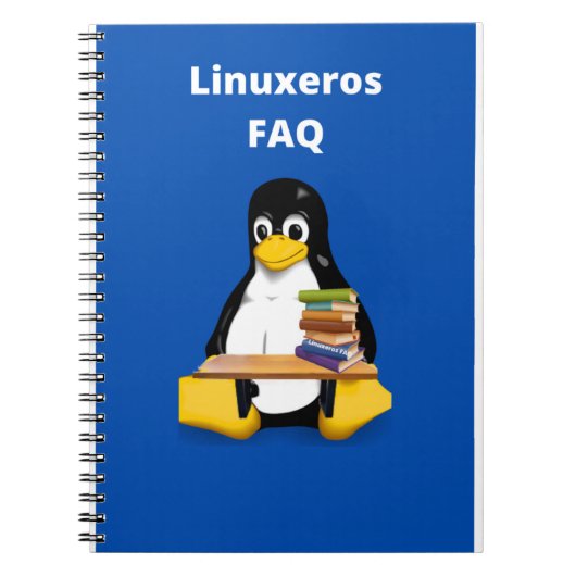 Linuxeros FAQ Notitieboek (Voorkant)