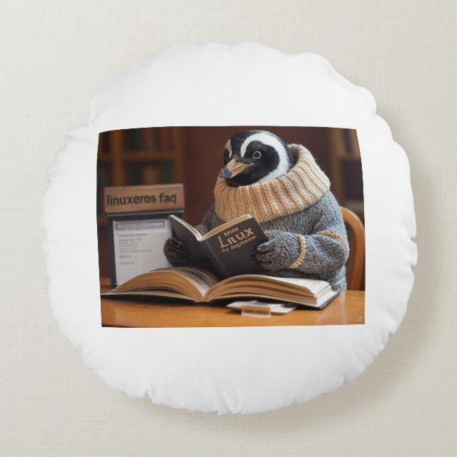 Linuxeros FAQ Rond Kussen (Voorkant)