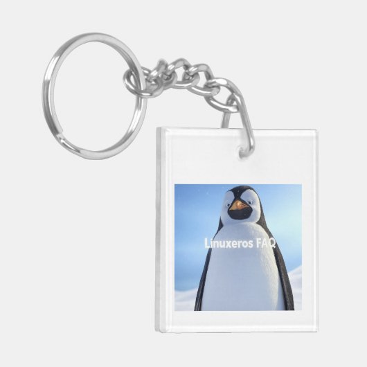 Linuxeros FAQ Sleutelhanger (Voorkant Links)