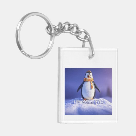 Linuxeros FAQ Sleutelhanger (Voorkant Links)