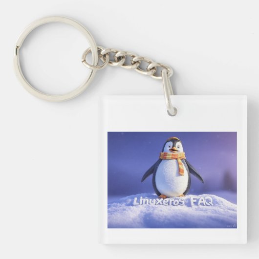 Linuxeros FAQ Sleutelhanger (Voorkant)