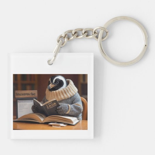 Linuxeros FAQ Sleutelhanger (Achterkant)