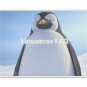 Linuxeros FAQ Sticker (Voorkant)