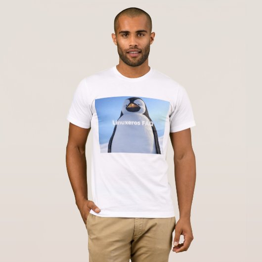 Linuxeros FAQ T-shirt (Voorkant volledig)