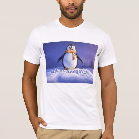 Linuxeros FAQ T-shirt (Voorkant)