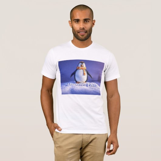 Linuxeros FAQ T-shirt (Voorkant volledig)