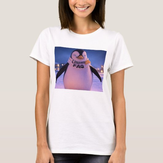 Linuxeros FAQ T-shirt (Voorkant)