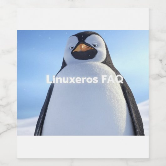 Linuxeros FAQ Wijn Etiket (Enkel label)