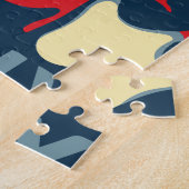 Linuxpinguïn klassiek obama poster legpuzzel (Zijkant)