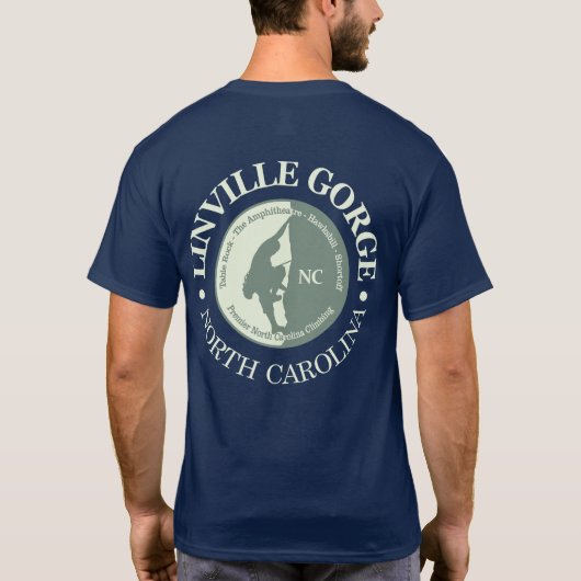 Linville Gorge (CLB) T-shirt (Achterkant)