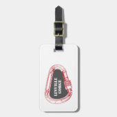 Linville Gorge Climate Carabiner Bagagelabel (Voorkant verticaal)