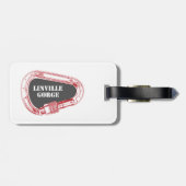 Linville Gorge Climate Carabiner Bagagelabel (Achterkant horizontaal)