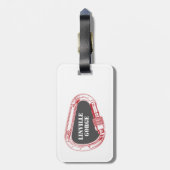 Linville Gorge Klimmen Carabiner Bagagelabel (Achterkant verticaal)