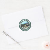 Linville Gorge Ronde Sticker (Envelop)
