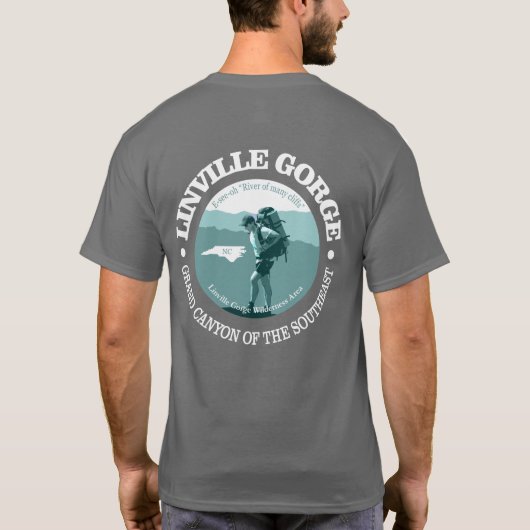 Linville Gorge T-shirt (Achterkant)