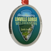 Linville Gorge WA (pijlpunt) Metalen Ornament (Rechts)