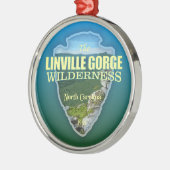 Linville Gorge WA (pijlpunt) Metalen Ornament (Links)